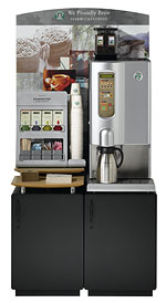 [Starbucks Interactive Cup Brewer. Geared toward offices of 50 or more. Brews single cups of Starbucks coffee.]